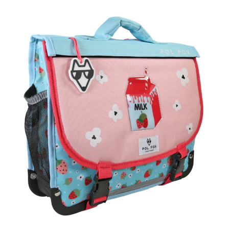 Pol Fox Reversible Backpack 38cm Strawberry