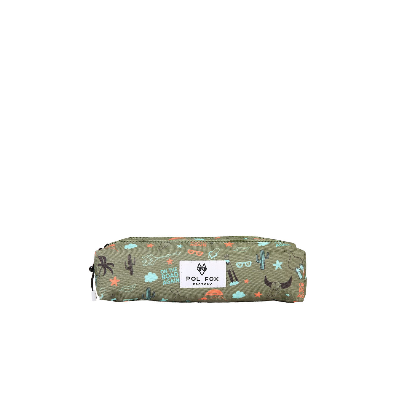 Pol Fox Double Compartment Roadtrip Pencil Case