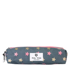 Pol Fox Double Compartment Pencil Case Wonder Fox Glitter