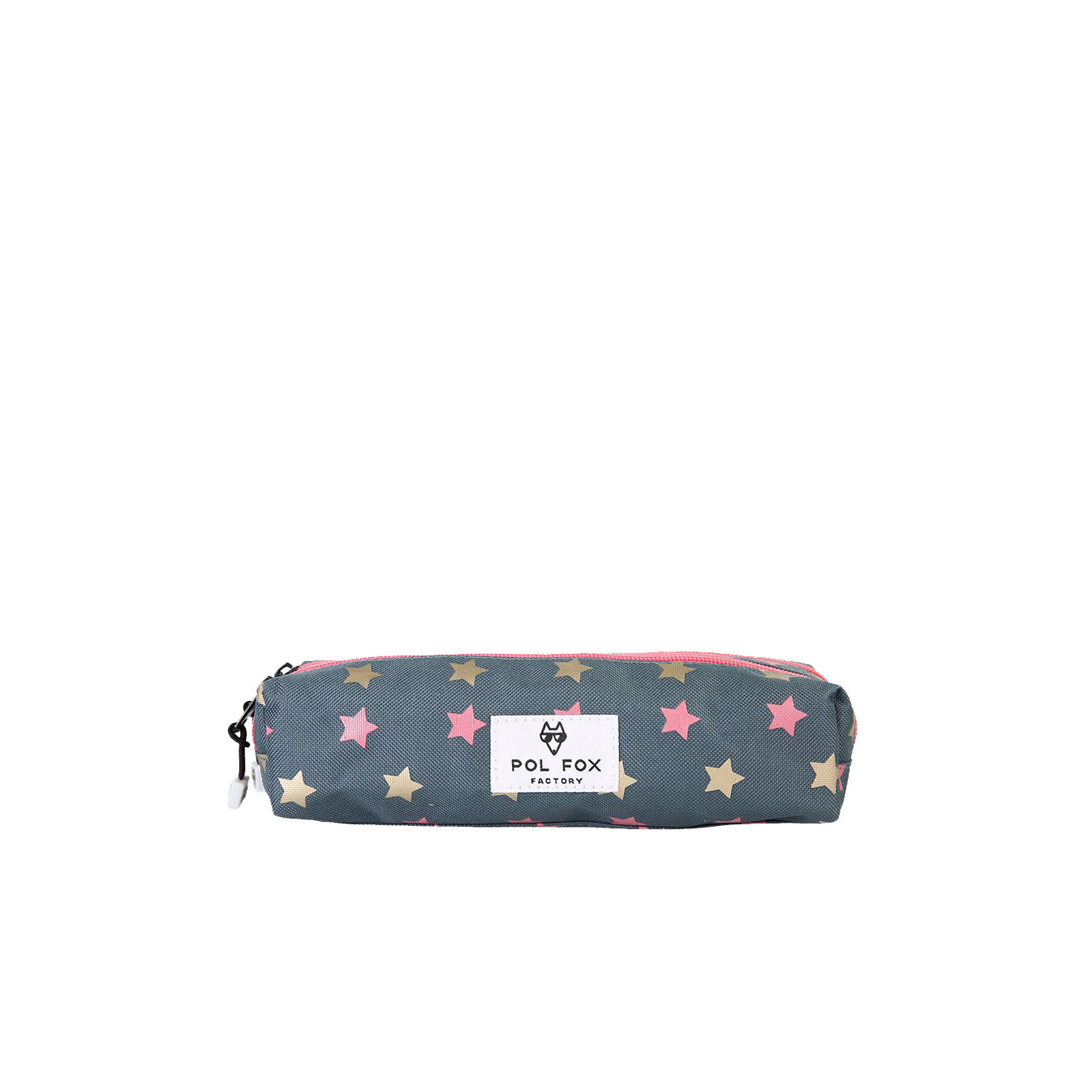 Pol Fox Double Compartment Pencil Case Wonder Fox Glitter