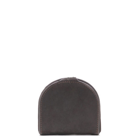 Arthur and Aston Louis Round Suede Wallet