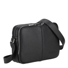 Arthur and Aston Gael Small Horizontal Satchel Black