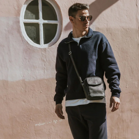 Arthur and Aston Owen M Black Satchel