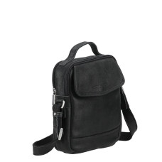 Arthur and Aston Owen Leather M Black Satchel