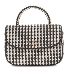 Guess Mirema Small Woven Handbag Black Multi