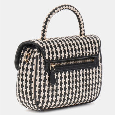Guess Mirema Small Woven Handbag Black Multi
