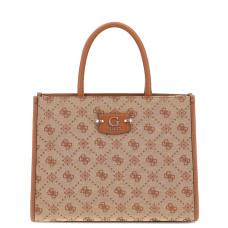Guess Neda Logo 4G Ltl Beige Handbag