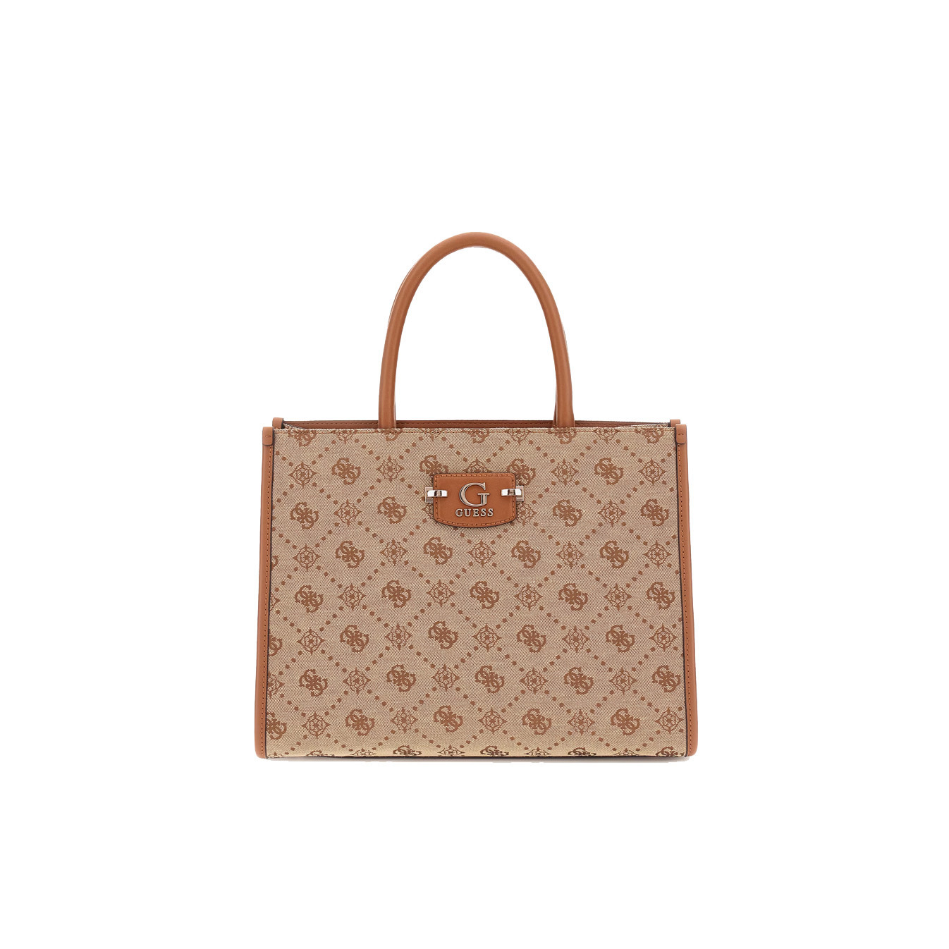 Guess Neda Logo 4G Ltl Beige Handbag
