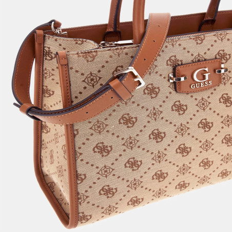 Guess Neda Logo 4G Ltl Beige Handbag