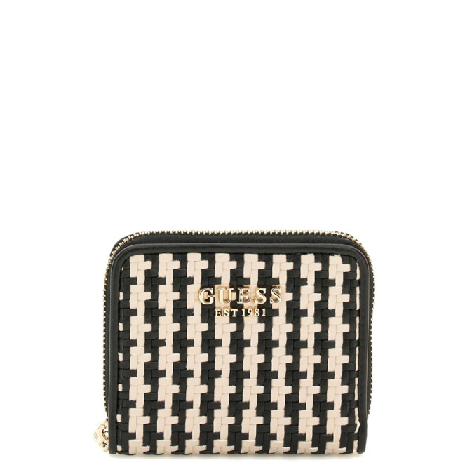 Portefeuille Guess En Cuir Marron - Porte-monnaie Deux Volets Occasion Bon état