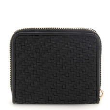 Guess Mirema Woven Coin Purse Black