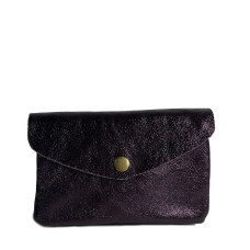 Farfouillette Coin Purse Leather GM Plum