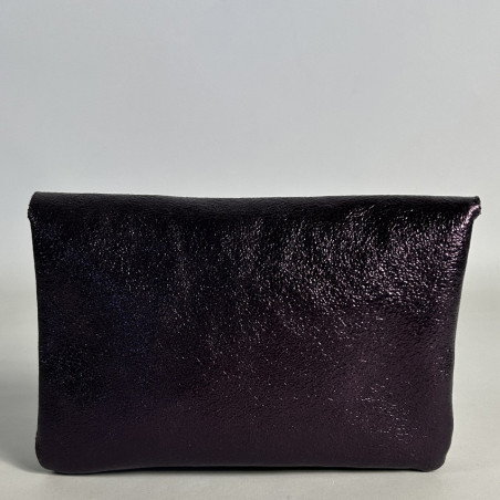Farfouillette Coin Purse Leather GM Plum
