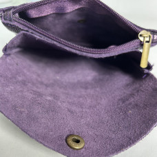 Farfouillette Coin Purse Leather GM Plum