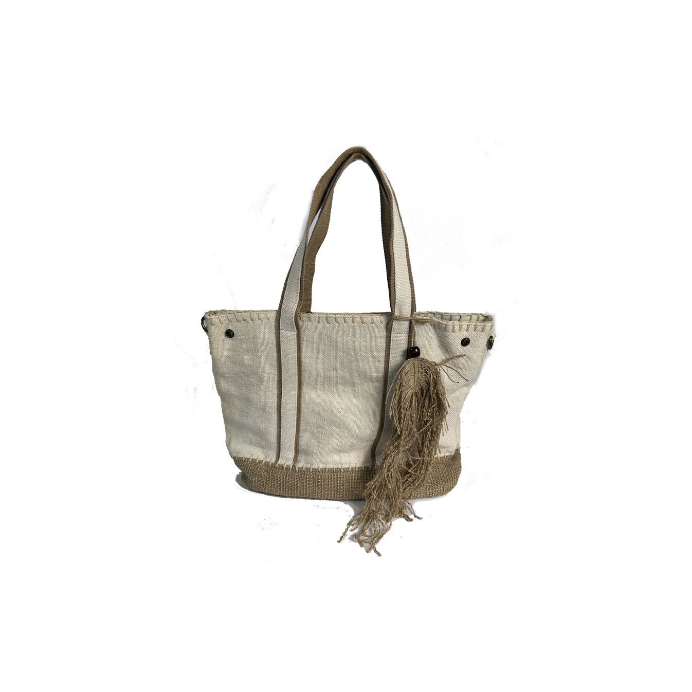 Beige Shopping Bag Farfouillette