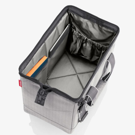 Reisenthel Allrounder Travel Bag M Herringbone Grey