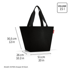 Reisenthel Shopper M Shoulder Bag Leo Macchiato