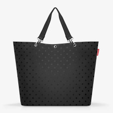 Reisenthel Shopper XL Shoulder Carried Glossy Dots Black