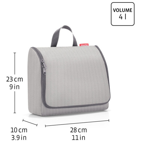 Reisenthel Cosmetic Toiletbag XL Toiletry Bag Herringbone grey