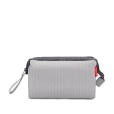 Reisenthel Travelcosmetic Cosmetic Bag Black Harringbone Grey