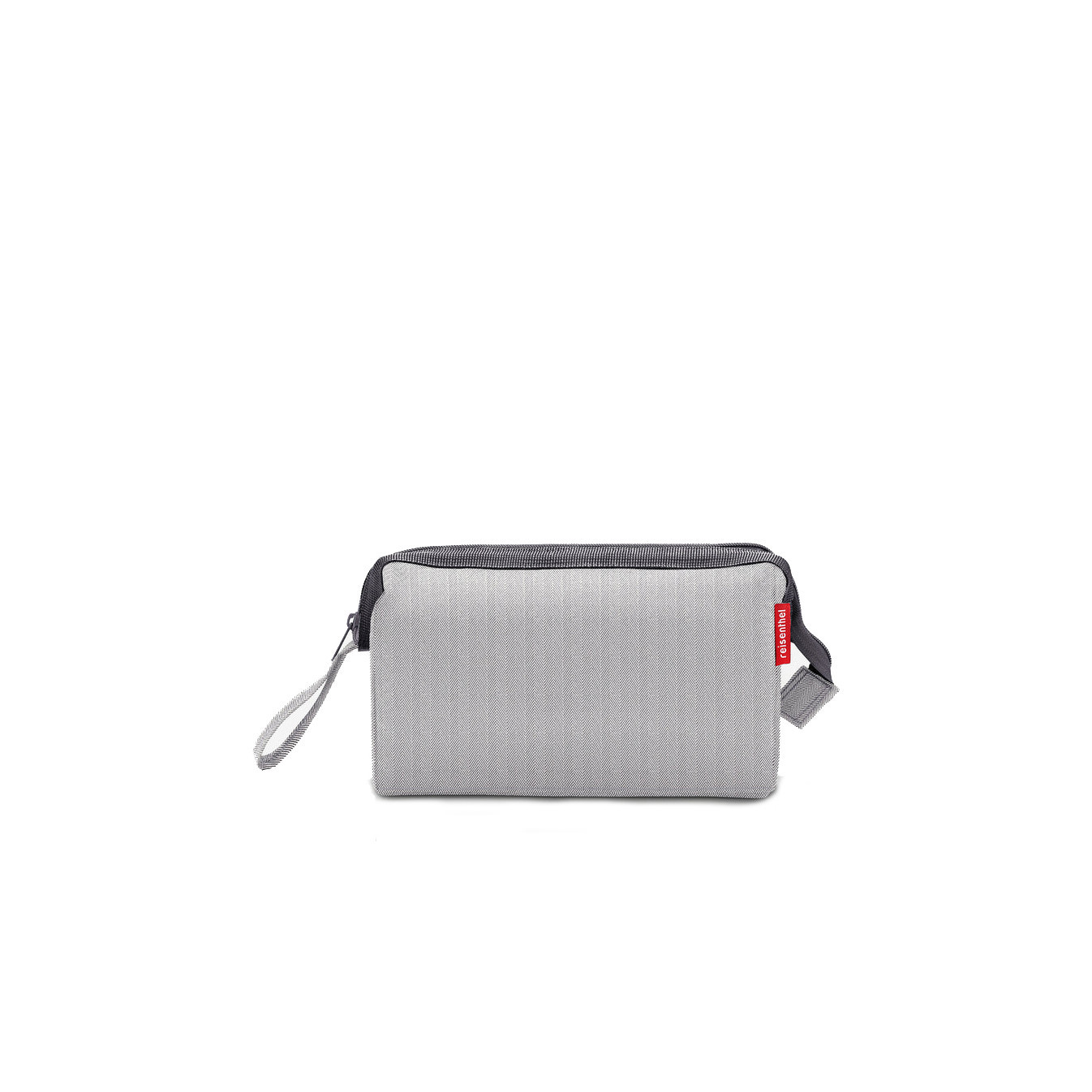 Reisenthel Travelcosmetic Cosmetic Bag Black Harringbone Grey