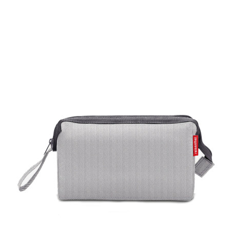 Reisenthel Travelcosmetic Cosmetic Bag Black Harringbone Grey