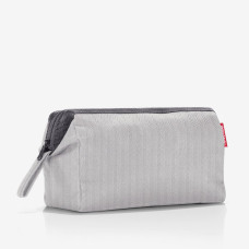 Reisenthel Travelcosmetic Cosmetic Bag Black Harringbone Grey