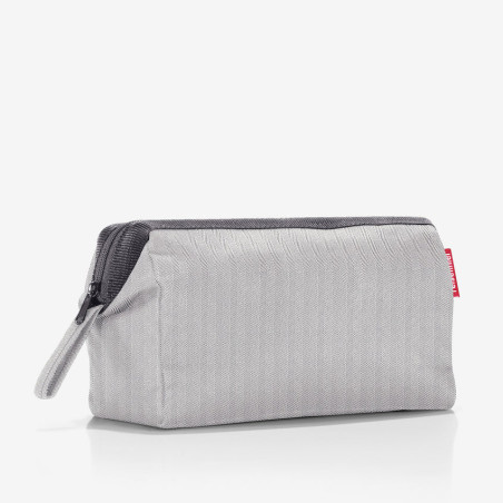 Reisenthel Travelcosmetic Cosmetic Bag Black Harringbone Grey