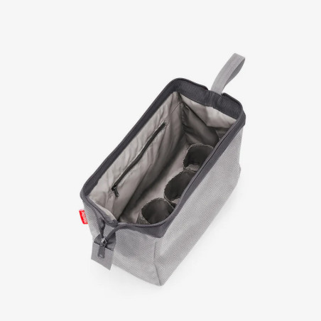Reisenthel Travelcosmetic Cosmetic Bag Black Harringbone Grey