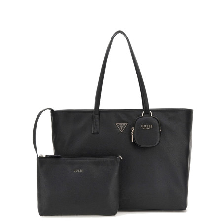 Guess Power Play II Shopping Bag and Pouch 2-in-1 Black