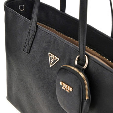 Guess Power Play II Shopping Bag and Pouch 2-in-1 Black