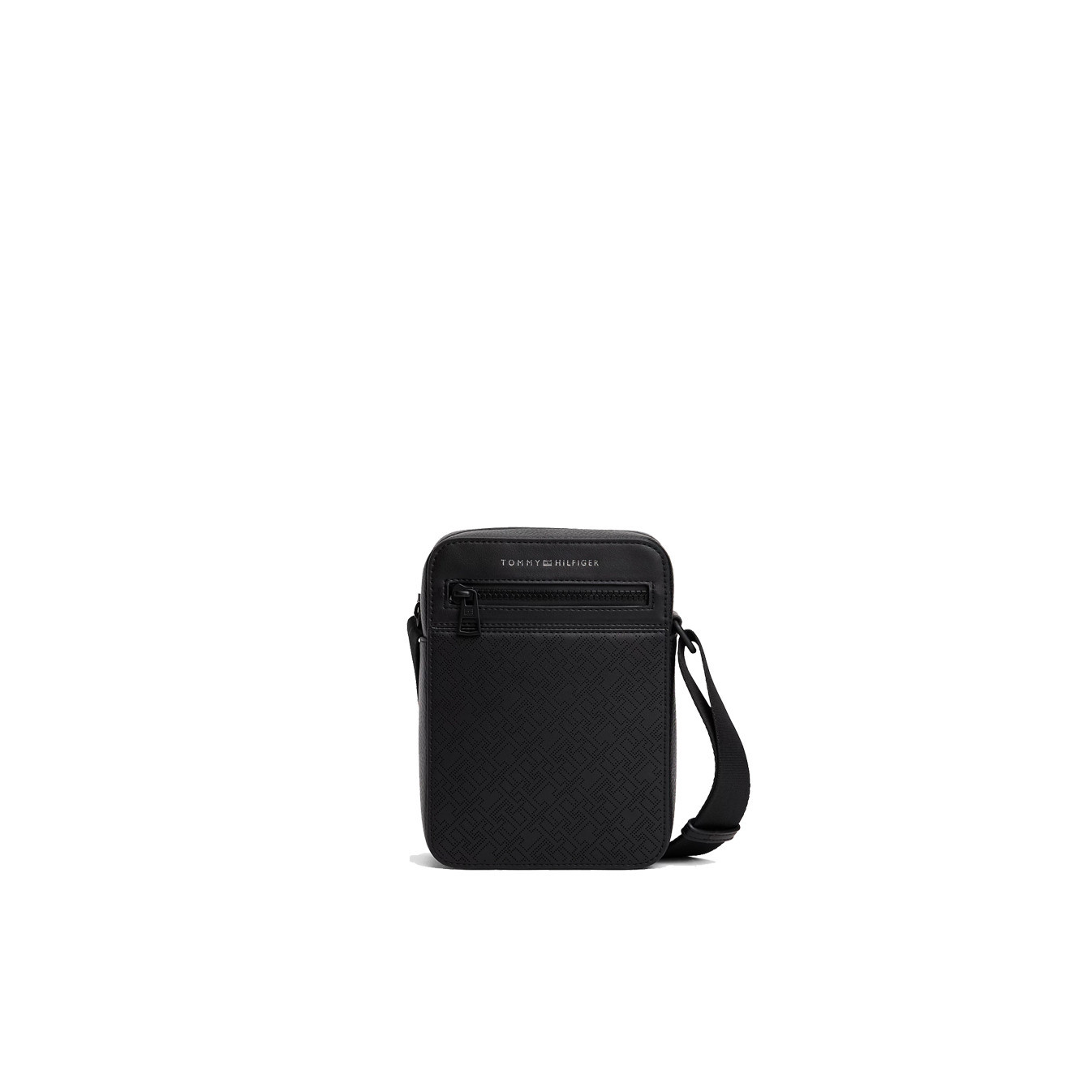 Tommy Hilfiger TH Monogram Satchel for Men Bds Black
