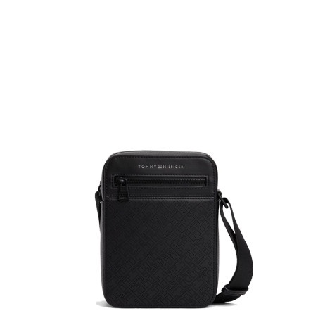 Tommy Hilfiger TH Monogram Satchel for Men Bds Black