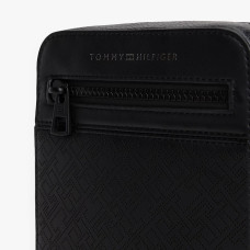 Tommy Hilfiger TH Monogram Satchel for Men Bds Black