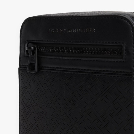 Tommy Hilfiger TH Monogram Satchel for Men Bds Black