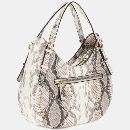 Guess Lefia Mini Handbag Python Effect Nat