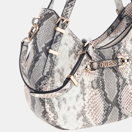 Guess Lefia Mini Handbag Python Effect Nat
