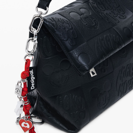 Desigual All Mickey Bag with Flap Black