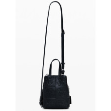 Desigual All Mickey Small Money Bag with Shoulder Strap Black