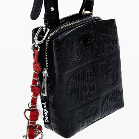 Desigual All Mickey Small Money Bag with Shoulder Strap Black