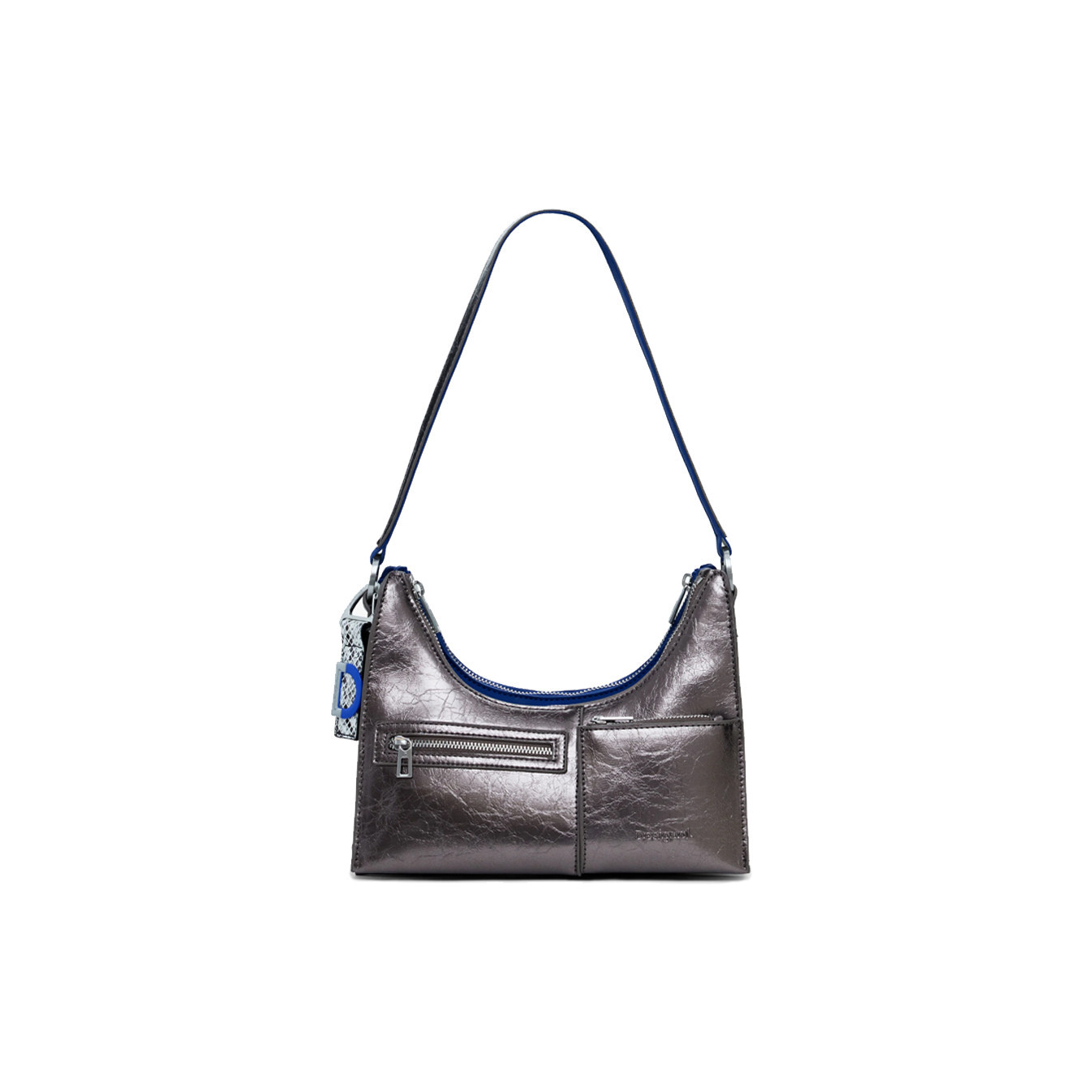 Desigual Delta Vega Petit Sac Porté Epaule Amovible Azul Oscuro