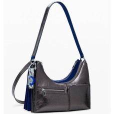Desigual Delta Vega Small Shoulder Bag Removable Dark Blue
