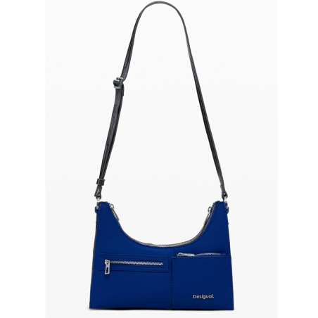 Desigual Delta Vega Small Shoulder Bag Removable Dark Blue