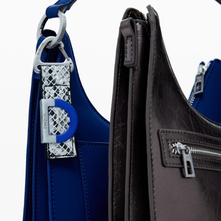 Desigual Delta Vega Small Shoulder Bag Removable Dark Blue