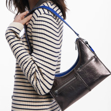 Desigual Delta Vega Petit Sac Porté Epaule Amovible Azul Oscuro porté épaule