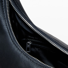 Desigual Half Logo Shoulder Bag Fringed Straps Black