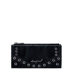 Desigual Patch Pia Leather Effect Wallet Black