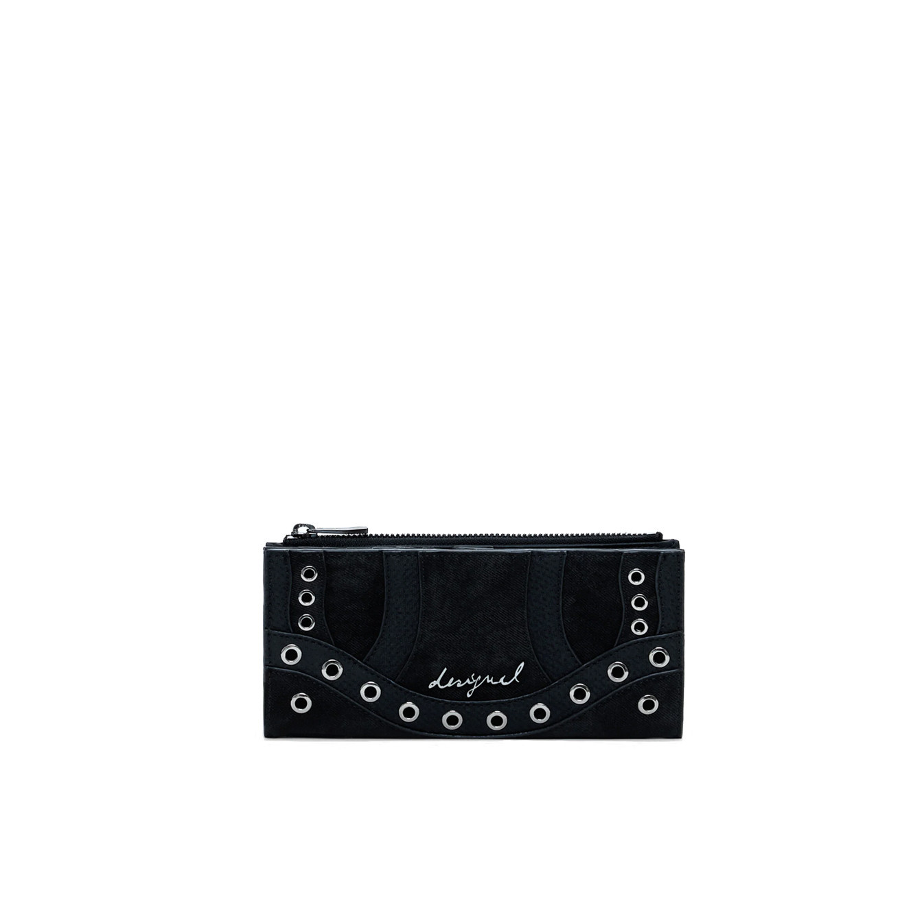 Desigual Patch Pia Leather Effect Wallet Black