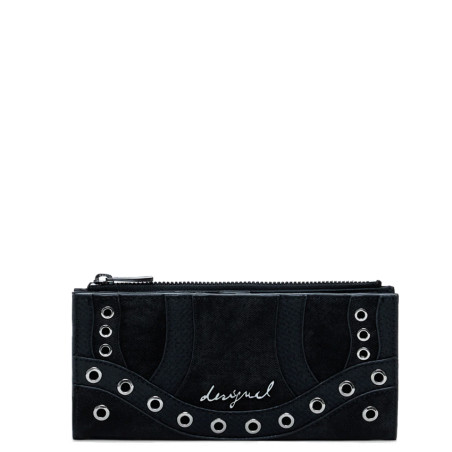 Desigual Patch Pia Leather Effect Wallet Black