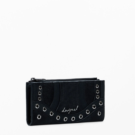 Desigual Patch Pia Leather Effect Wallet Black